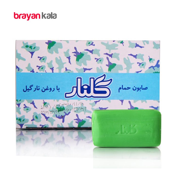 عکس اصلی صابون روغن نارگیل گلنار بسته 6 عددی
